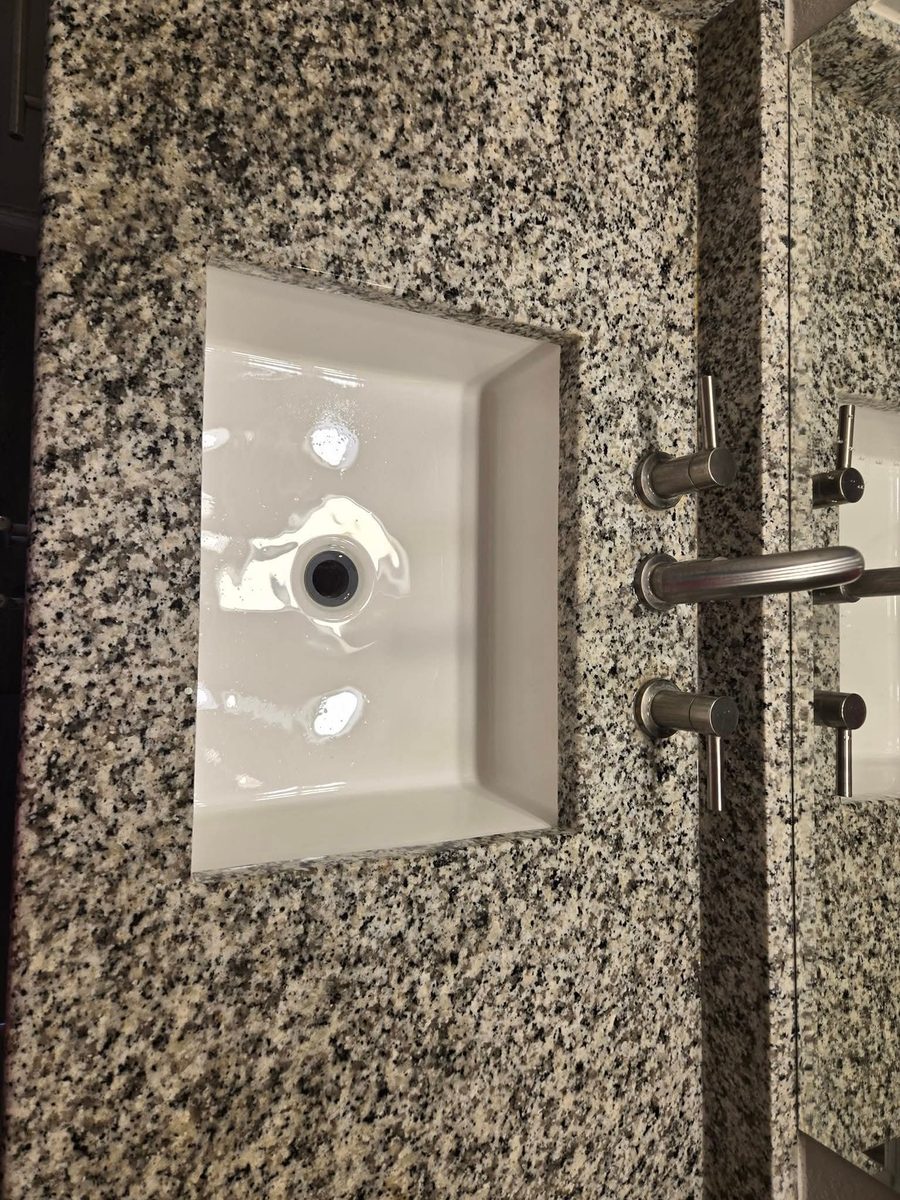 Sink after cleaning by J&N Cleaning